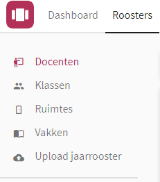 Upload jaarrooster in Classie